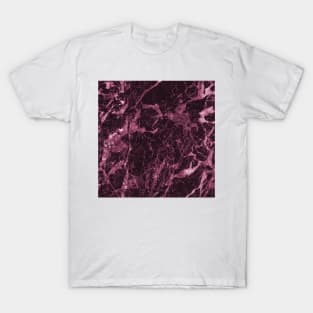 Fuchsia pink marble T-Shirt